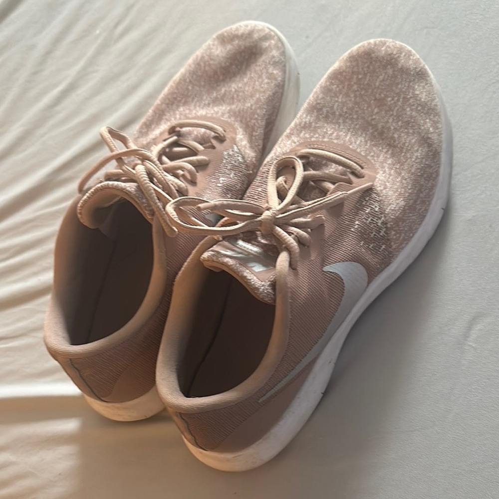 Women's Stylish Sneakers in Cream by Nike